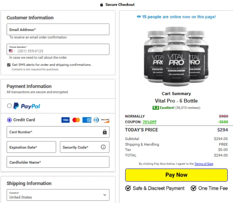  VitalPro- Secure Page